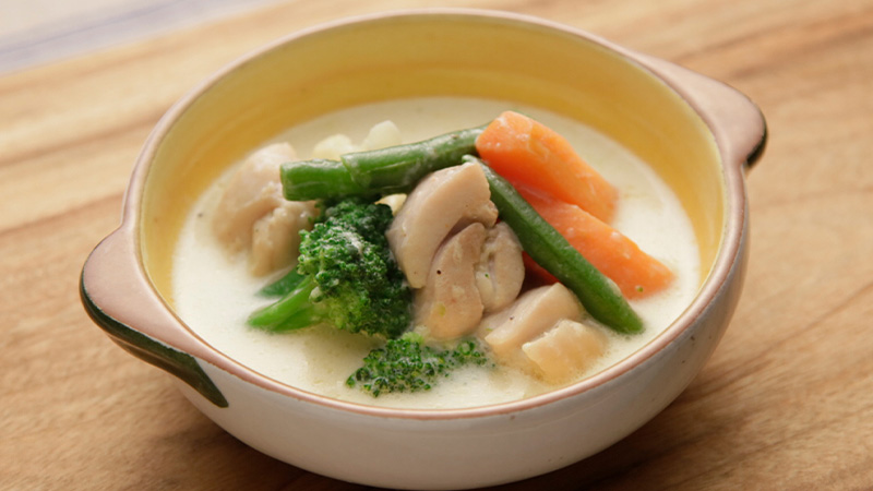 冷凍野菜で簡単！クリームスープ